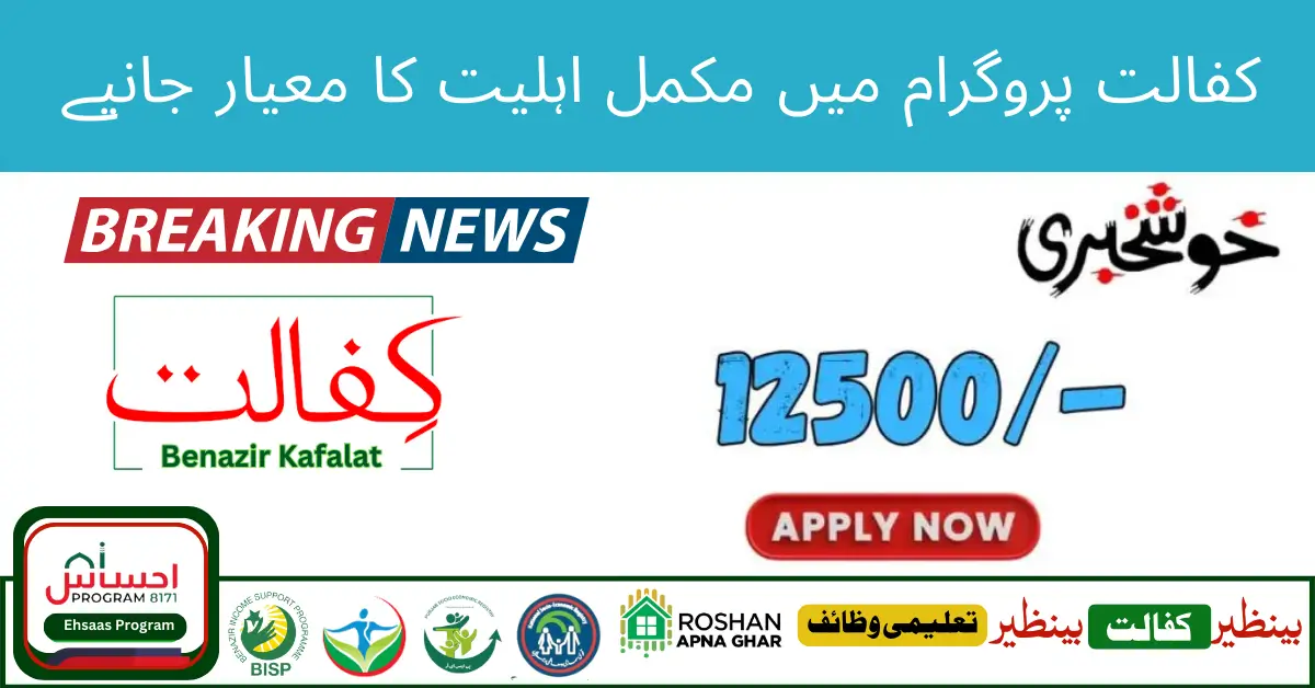 Kafalat Program New Payment 12500 Start For Ineligible Person Latest News 2024