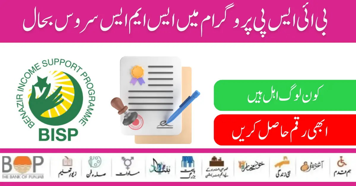 How To Apply BISP Program By 8171 SMS Method New Registration Procedure Start