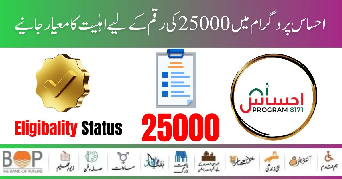 2 New Ways How to Check Eligibility Status For Ehsaas Program 25000 New Payment 