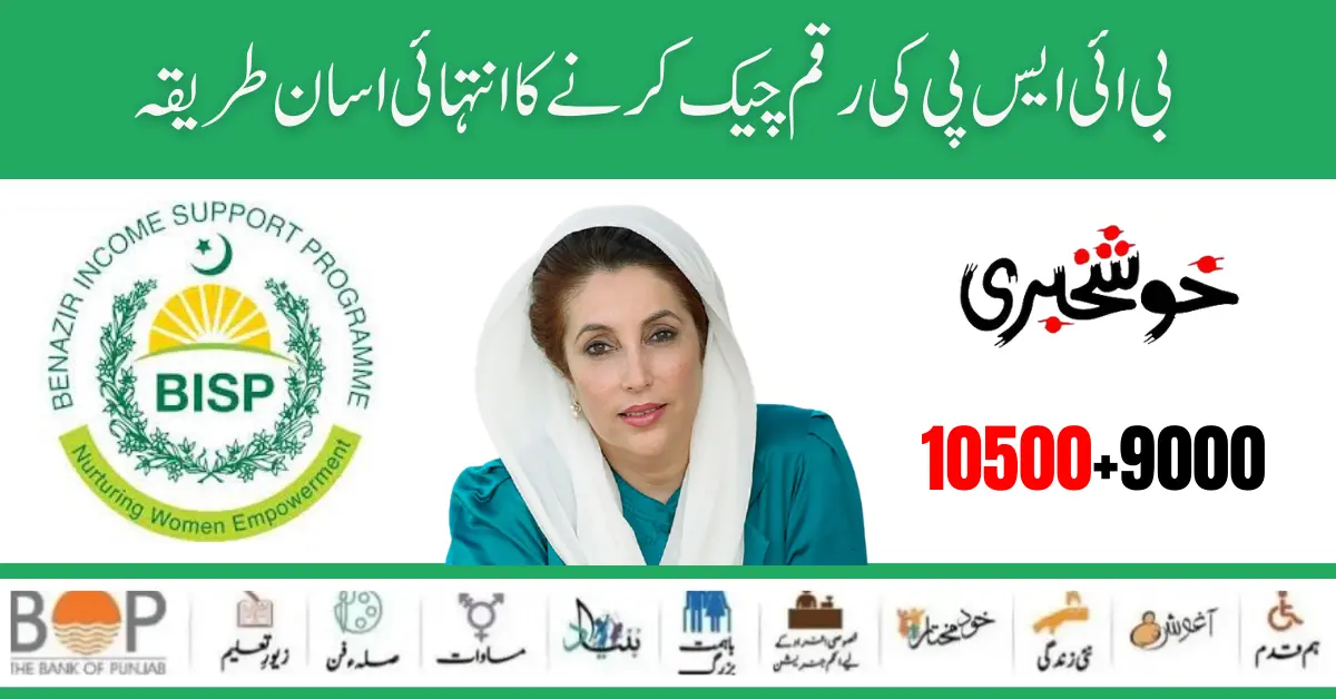 BISP New Payment 10500+9000 Through New Web Portal Form