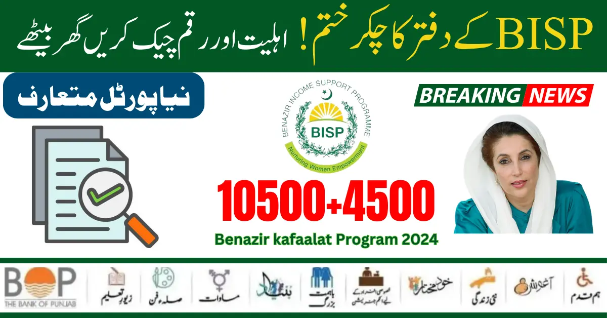 8171 Check Online By CNIC New Payment BISP Kafaalat July 2024