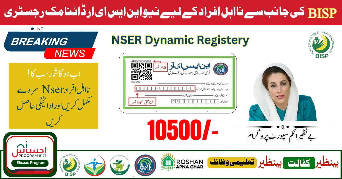 New NSER Dynamic Registry Process - Check